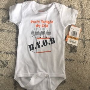 Party in my crib onesie